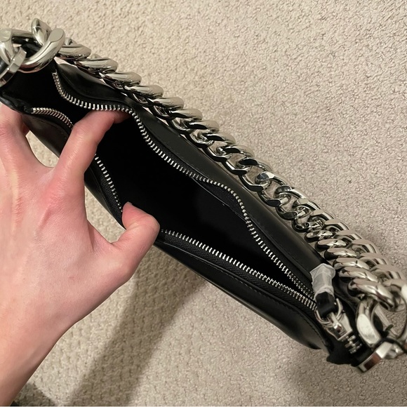 ZARA Half Moon Chain Strap Shoulder Bag - Picture 10 of 15